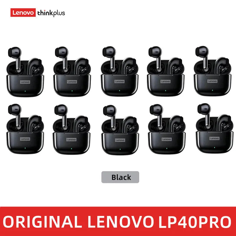 Lenovo LP40PRO 5pcs 10PCS Wireless Earphone Bluetooth 5.0 Dual Stereo Touch Control Long Standby